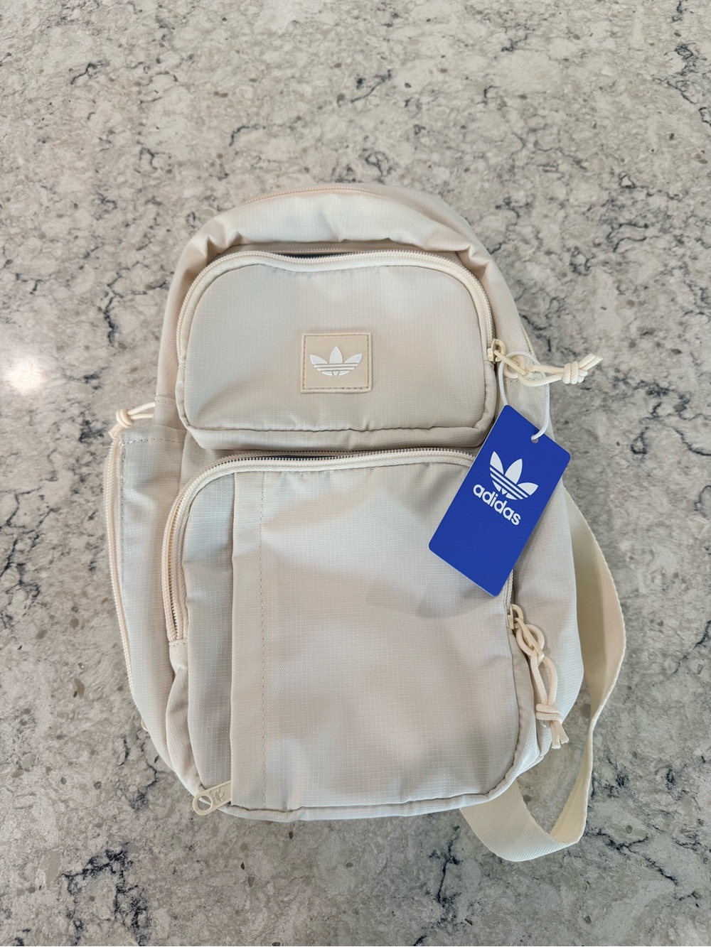 NEW - Adidas Utility 4 Sling Crossbody Bag Wonder White - jj7605